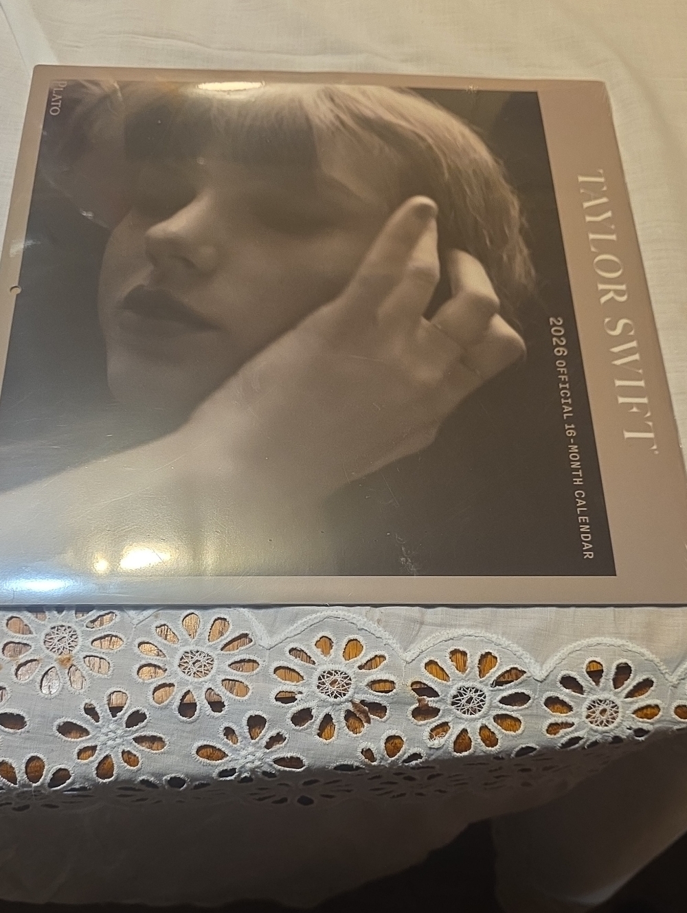Taylor Swift Beige and Black Wall Calendar